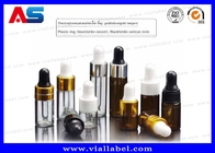 4 ml / 5 ml dropper fles glazen injectieflacons met schroefopende dop voor de opslag van apotheekoliën